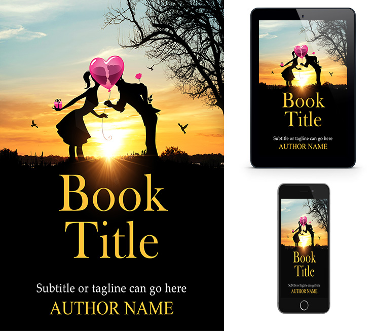 Premade book cover for sale